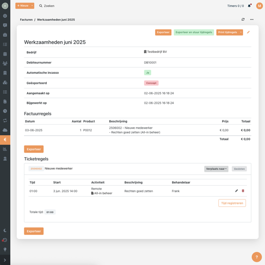Ticketsysteem