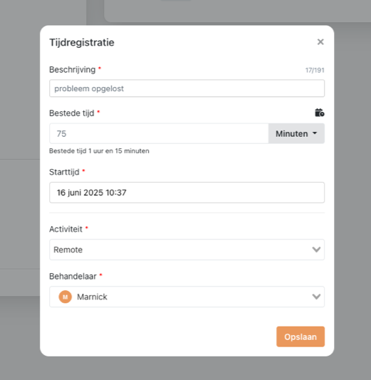 Ticketsysteem